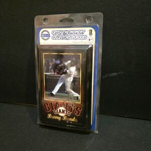 RARE STEINER GIANTS BASEBALL BARRY BONDS MINI PLAQUE MLB